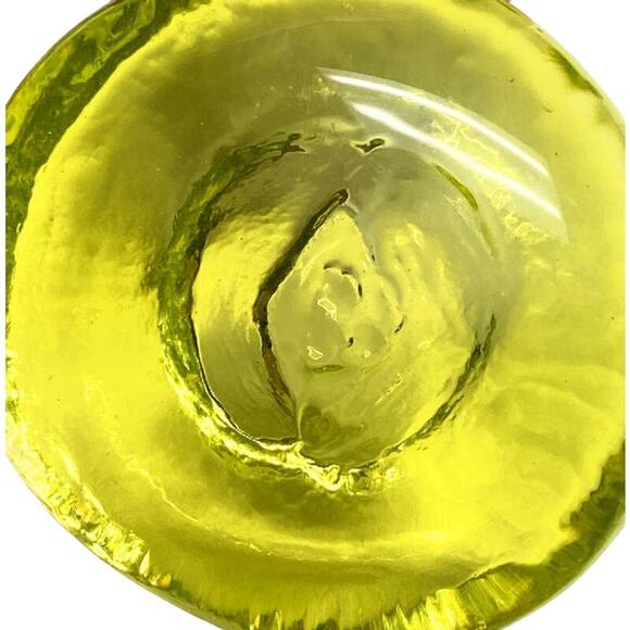 Boyd Glass Vaseline Marble Holder First Edition Generation 1978-83 Vintage - Picture 6 of 13